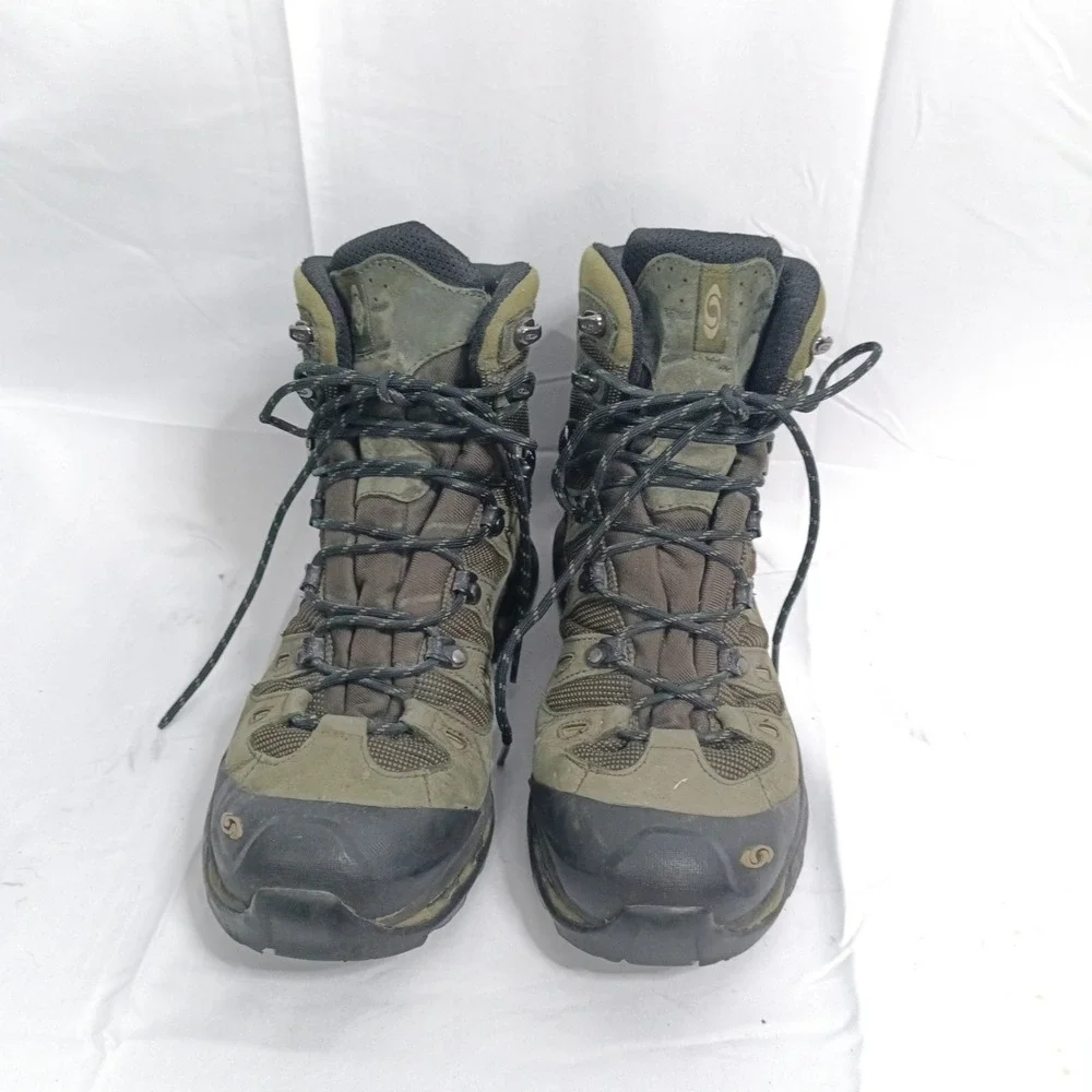 Salomon Quest 4D GTX Mens Hiking Boots Olive Green Gore-Tex US 9.5 ART 128653 s8